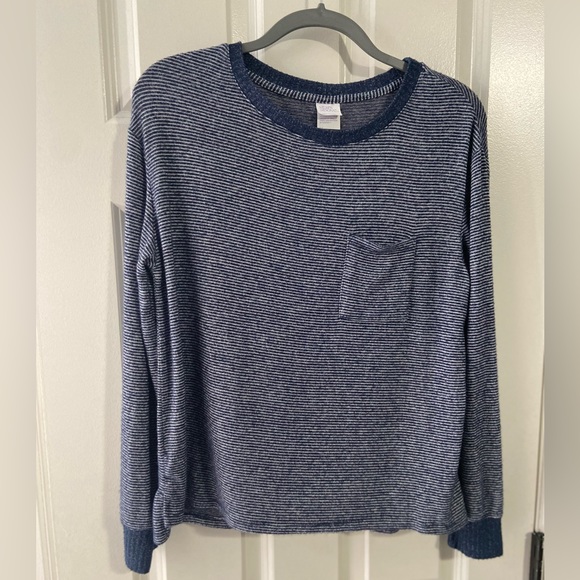 stars above Other - Stars Above ⭐️ | Blue & White Striped Long Sleeve Sleep /Lounge Top